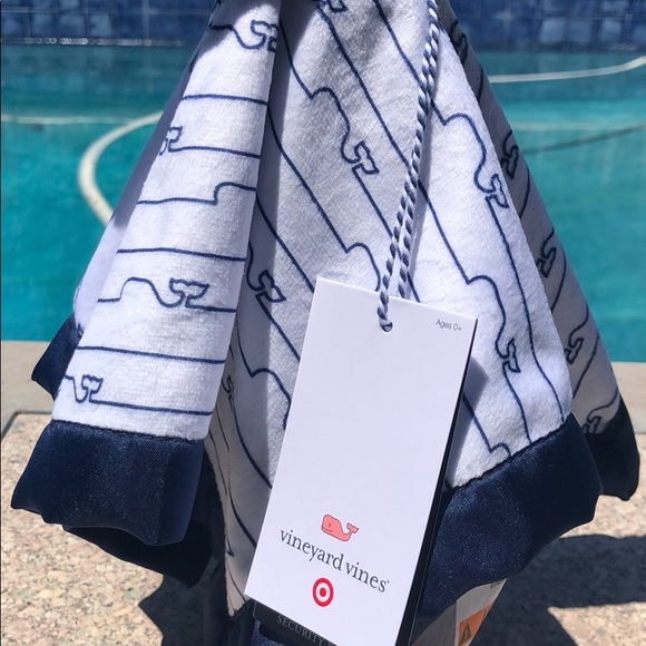 Vineyard Vines Bedding Plush Pink Whale Security Blanket Vineyard